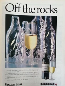 Tio Pepe  Gonzalez Byass Print Ad  in a 1991 magazinw - Picture 1 of 1