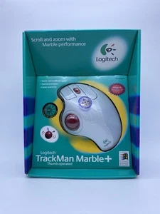 LOGITECH TrackMan Marble+ PLUS Thumb Operated Mouse Windows 95/98 Model#4276 NEW - Picture 1 of 7