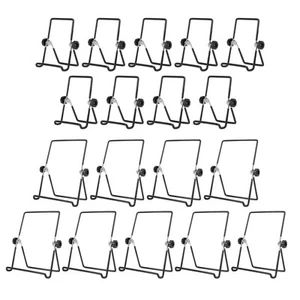 18 Pack Adjustable Easel Stand, 2 size Wire Foldable Book display stand Plate... - Picture 1 of 7