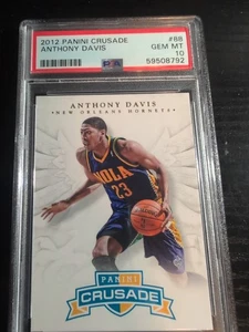 2012 PANINI CRUSADE #88 ANTHONY DAVIS RC PELICANS PSA 10 (JB) - Picture 1 of 2