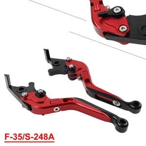 CNC Folding Extendable Brake Clutch Levers For Suzuki GSXR600 GSXR750 04-2005 04 - Picture 1 of 11