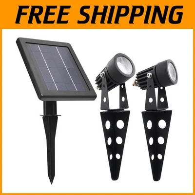 Foco LED blanco cálido alimentado por energía solar Duo Foto 1 de 4