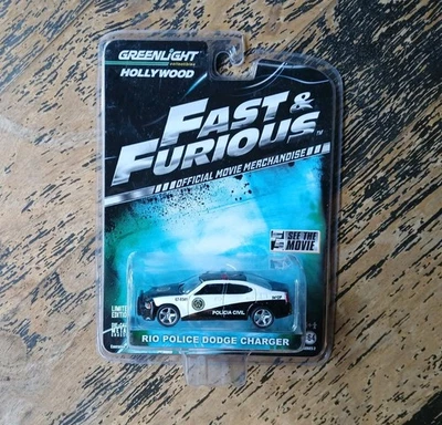 Greenlight Fast & Furious 2011 Dodge Charger Rio Police 1:64 - Image 1 of 4