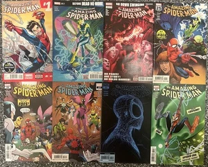 MARVEL COMICS THE AMAZING SPIDER-MAN Job Lot of 8 Key Issues 1st Appearances NM - Picture 1 of 8