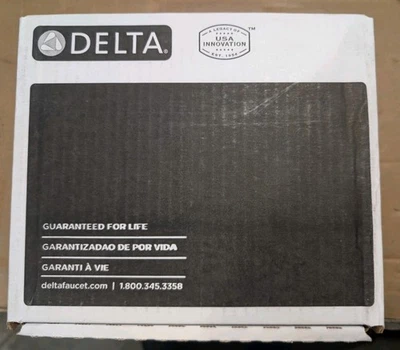 Delta Modern Angular T14467-BL-PP Kit de molduras de bañera y ducha de 1 manija en negro mate Foto 1 de 4