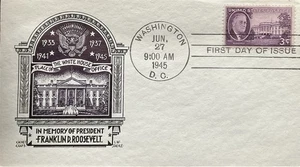 Cachet Craft LW Staehle 932 Franklin D. Roosevelt Hand Cancel  - Picture 1 of 1