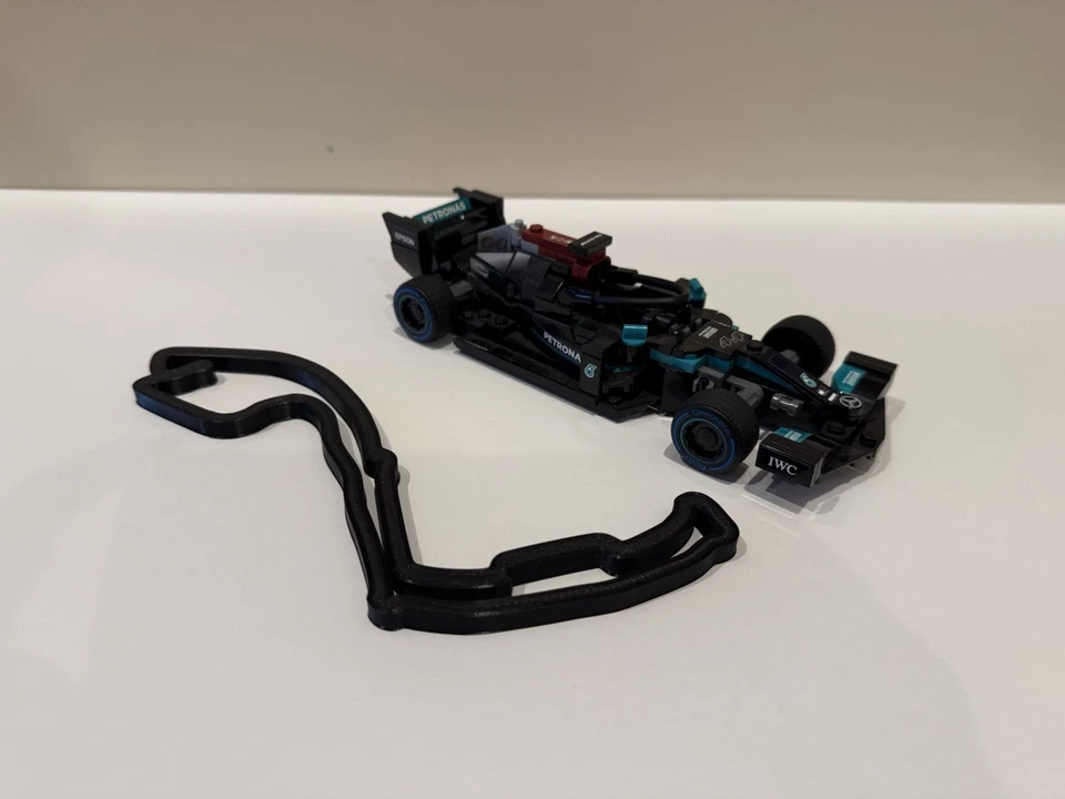 Decoración Circuit De Monaco Track Outline, impreso en 3D Foto 1 de 2