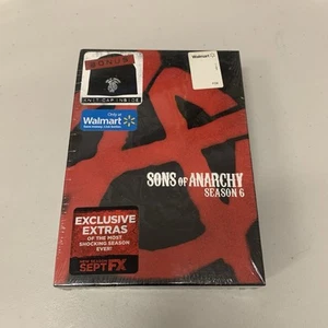Sons of Anarchy Season 6 (DVD, 2014, 5 Disc Set) w/ Bonus Knit Cap New Sealed - Picture 1 of 11