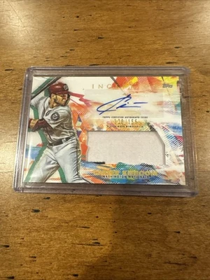 2020 Topps Inception Carter Kieboom Patch Auto Washington Nationals 120/155 - Image 1 of 3