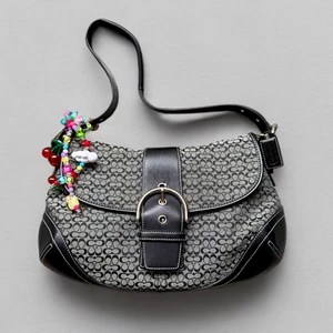 Coach Y2K Black Flap Soho Hobo Shoulder Bag 6808 Turkey - Bild 1 von 14