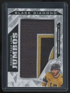 2024-25 Upper Deck Black Diamond Rookie Team Logo Jumbo Patch Brendan Brisson - Picture 1 of 2