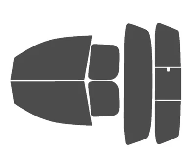 Kit de película de tinte de ventana de 2 capas precortada para Nissan Titan King Cab 2004-2015 Foto 1 de 4