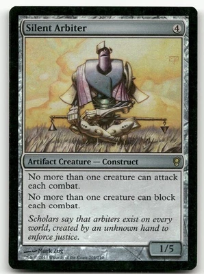Silent Arbiter #204 (Foil) (MP) Conspiracy CNS Magic MTG - Image 1 of 2
