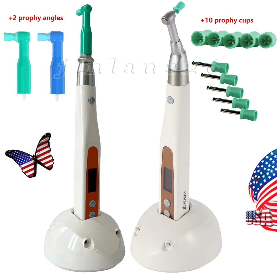 Dental Cordless Electric Hygiene Prophy Handpiece 360° Swivel Polishing Angles - Image 1 of 1