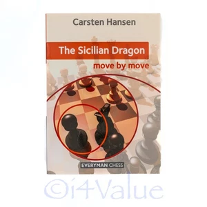The Sicilian Dragon: Move by Move by Carsten Hansen, Brand new - Foto 1 di 1