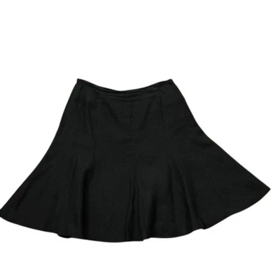 Falda Grace Elements de lino negra para mujer talla 10 Petite 10P Foto 1 de 4