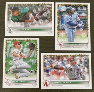 ( U SELECT CARDS ) 2022 Topps Holiday Baseball Singles** - Picture 1 of 132