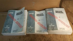 1998 Buick Regal - Century Service Manual Set All 3 Volumes #10 - Picture 1 of 4