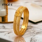24K gold plated Indian bangles women