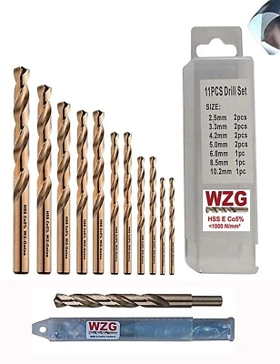 HSS E Co5 Bohrer Spiralbohrer Kernlochbohrer M3, M4, M5, M6, M8, M10, M12 WZG