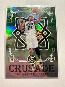 K20,660 - 2016-17 Panini Excalibur Crusade Camo #86 Tim Duncan