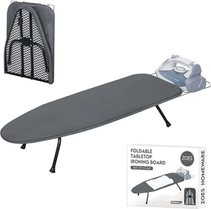 Metal Mesh Panel Tabletop Ironing Board | Foldable Iron Board | Heavy Duty Small - Picture 1 of 12