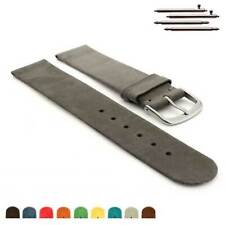 Suede Leather Watch Strap Band Classic/Quick Release 12 14 16 18 20 22 Malaga MM