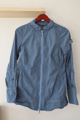 Peuterey Mujer Talla 42 M Gris Impermeable Cremallera Chaqueta Cortavientos Senderismo Luz Foto 1 de 4