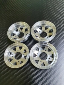 Tamiya 47413 1/10 RC 2WD Pick-Up Truck Kit Subaru Brat alloy wheels cover set - Picture 1 of 3
