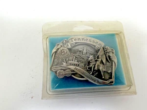 Vintage 1986 Siskiyou Buckle Co Tennessee Homecoming Belt Buckle - Picture 1 of 4