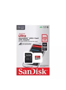 SanDisk Ultra 256 Go Classe 10 - Carte mémoire SDXC - (SDSQUA4-256G-GN6MA) - Photo 1 sur 3