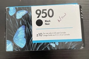 NEW Open Box! Genuine HP 950 Ink Cartridge - Black/Noir - Zdjęcie 1 z 5