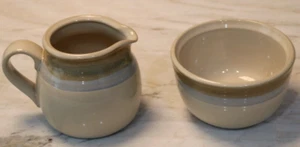 Noritake Painted Desert Creamer & Open Sugar Set Stoneware #8603 EUC - Picture 1 of 18