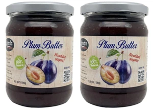 Pack of 2 Livada Plum Butter Jam 100% Plum 100% Natural Jar Each 20oz - Picture 1 of 2