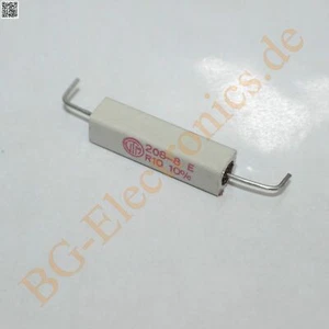 2 x 0,10 Ω 5W 10% axial RM40mm 0,10 Ohm Widerstand resisto Vitrohm 2pcs - Bild 1 von 1