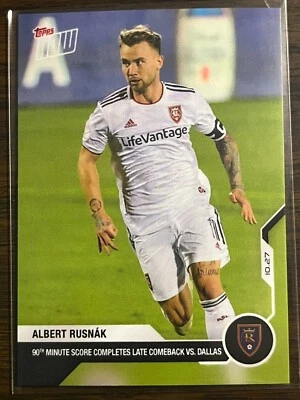 2021 Topps Now MLS #181 Albert Rusnak Real Salt Lake - Image 1 of 2