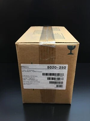 Pyrex REF 5020-250 Flask 250mL Erlenmeyer Narrow Mouth with PYREX 12 Units Case - Image 1 of 4