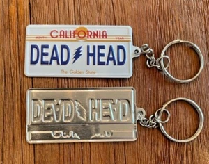 Grateful Dead Nummernschild Anhänger - State of California DEAD HEAD Schlüsselanhänger  - Bild 1 von 8