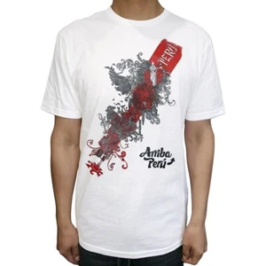 Neu Peru Schärpe Inka Peruanisch Patriotisch Herren Kurzarm T-Shirt - Bild 1 von 15