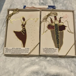 Artful Greeting Cards Angels Lot Of(2) 10 Each Equaling 20 Cards In All - Picture 1 of 3