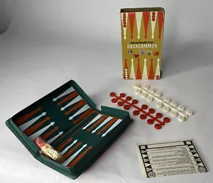 Backgammon Reiseset Vintage Neu im Karton magnetisch mit Anleitung - Bild 1 von 5