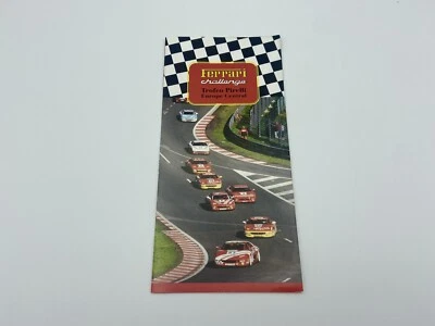 FOLLETO DEL PROGRAMA DE CARRERAS FERRARI F355 CHALLENGE TROFEO PIRELLI | PROSPEKT | EUROPA Foto 1 de 3