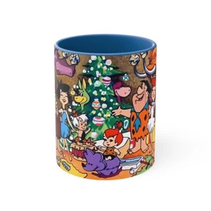 Taza de café de Navidad Picapiedra - Imagen 1 de 5