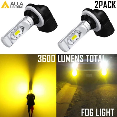 Bombilla antiniebla Allá Lighting 898 881 56-LED amarillo dorado alta viabilidad, nieve  Foto 1 de 4