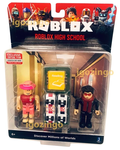 ROBLOX High School Action Figure High School Gal, High School Dude! - NEW!!! Cover