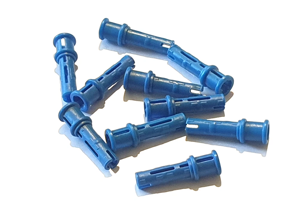 10 x LEGO Technik Pin Verbinder mit Achsloch #32054 Blau - Bild 1 von 1