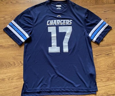 NFL Team Apparel Adult Large Chargers #17 Philip Rivers Jersey Shirt Mens XL - Image 1 of 4