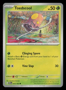 Toedscool SV04: Paradox Rift #015/182 Common Pokemon Card - Picture 1 of 2