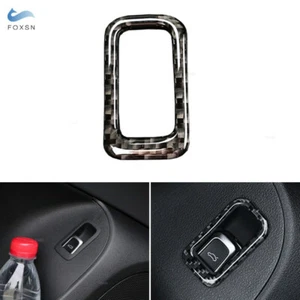 Interior Real Carbon Fiber Trunk Switch Panel Cover Trim for Audi Q5 2009-2017 - Imagen 1 de 3