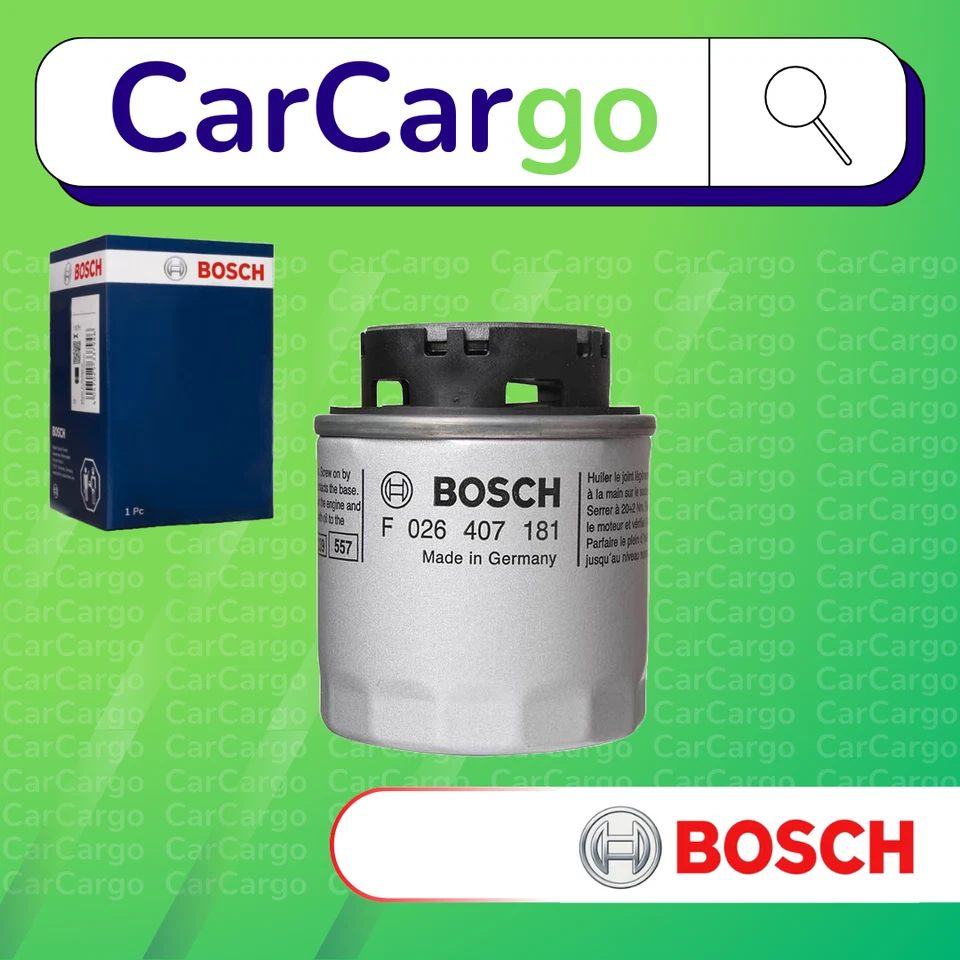 Bosch Oil Filter For Seat Ibiza 2009-2015 76x79mm Premium OEM NEW GENIUNE GERMAN - Image 1 of 4